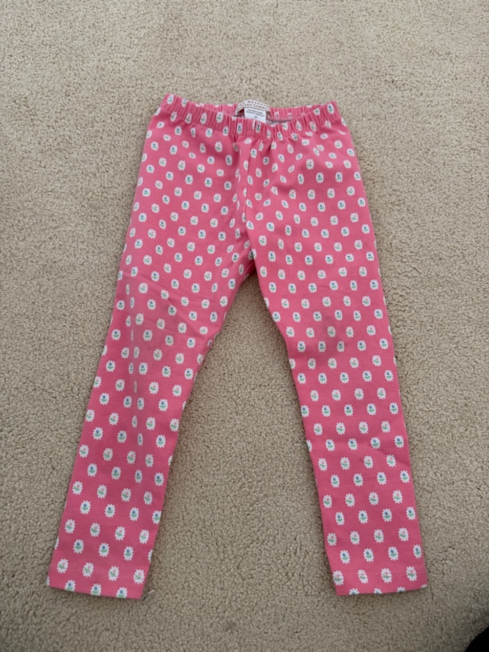Beaufort Bonnet Comoany Pink Floral Print Girls' Leggings
